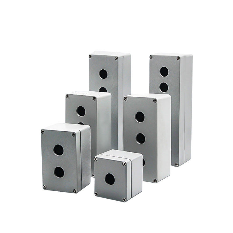 Cast aluminum waterproof box Outdoor IP68 aluminum box Metal box Outdoor terminal box Button box Sealed aluminum waterproof junction box