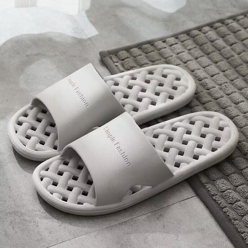 Home bathroom leak quick-drying bathroom hotel sandals indoor soft bottom floor sandals for men and women summer