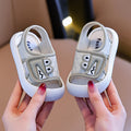 Baby boys' sandals summer girls' plastic anti-spill soft sole non-slip toddler first walker infant sandals 0-1-2-3 years