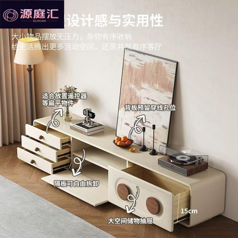 Tv cabinet floor-standing cabinet living room for home low cabinet medieval cream floor cabinetaccessible luxury wall-mounted storage integrated cabinet