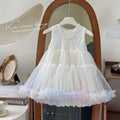 Girls' dress  new butterfly wing tutu fairy gauze birthday party dress