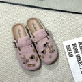 Birkenstock indoor half slippers outdoor wear 2025 new men's and women's slippers casual fashion flat sandals wholesale