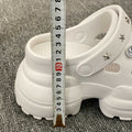 10cm thick sole eva clogs women's outwear heightened toe slippers women's new high heels women's sandals beach shoes
