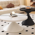 Carbon steel round coffee table - living room, home, small apartment,  new minimalist mid-century modern simple small round table