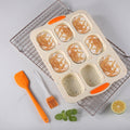Custom silicone bread mold 3-cavity + 9-cavity set, oven-safe french toast loaf pan, non-stick mini cake baking pan