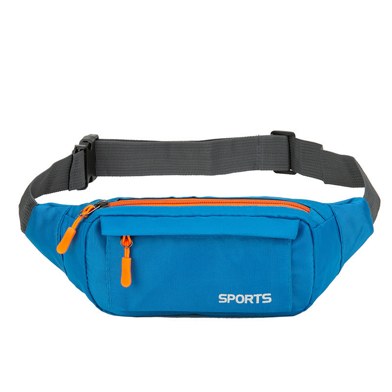 Cross-border fanny pack Men's outdoor sports Mountaineering Men's breast bag Canvas mobile phone bag Construction site work cashier messenger bag