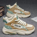 Popular men's shoes 2025 spring high-top basketball sneakers men's youth trendy brand running dad shoes to increase height