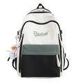 Men's college student backpack, junior high & high school student large capacity lightweight backpack, women's middle school backpack, breathable & weight-reducing backpack