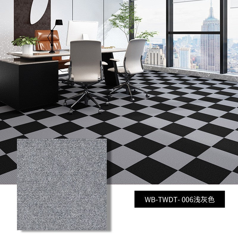 Wholesale splicing carpet square blanket non-slip living room bedroom children's room sound insulation floor mat dirt-resistant cat scratch self-adhesive carpet