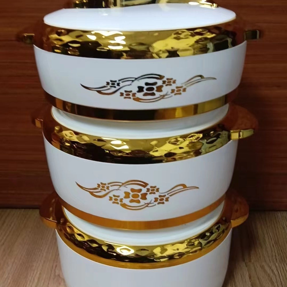 Factory price food warmeexport3pcsexporthot selling africa 1500ml2000ml2500ml round insulation
