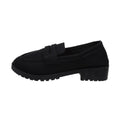 plus sizethick sole british style small leather shoes for women spring & fallnew arrival thick heel flatsthick soleplus sizeeasiest for match loafers