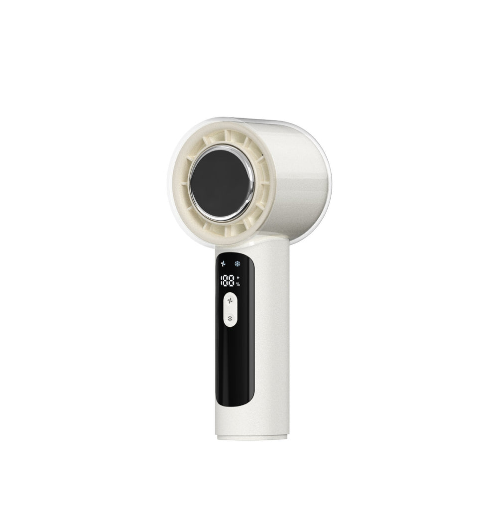 2026 new mini handheld fan - portable outdoor small high-speed turbine fan with smart digital display