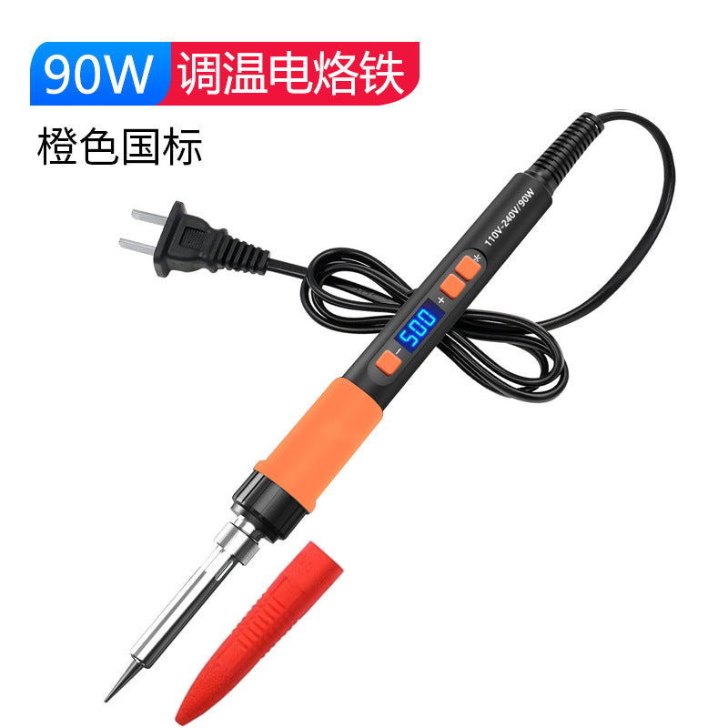 90W electric soldering iron household small repair welding solder gun chrome iron professional grade electric soldering pen soldering lorie artifact
