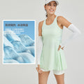 Summer ice silk cooling sleeves - uv protection, outdoor sports, cycling arm sleeves - cooling, breathable, sun protection ice sleeves for women