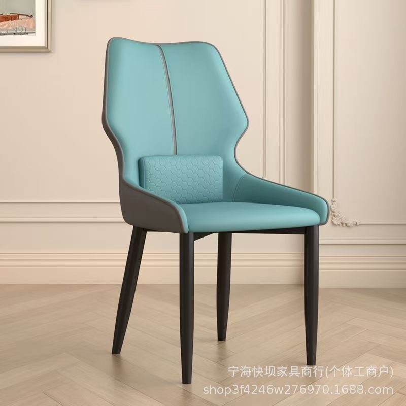 Scandinavian style accessible luxury dining chair for homecasual modern restaurant back chair mahjong chair casual hotel dining table stool