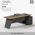 Customizable executive desk and chair set - modern minimalist office furniture for business leaders - customizable configuration