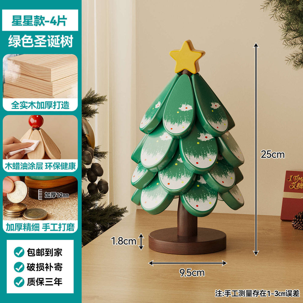 christmas tree solid wood insulation mat, a tree coaster, dining table decoration, creative oven mitts pad, high temperature resistant pot and bowl pad