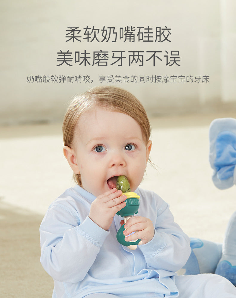 Bao hui baby fruit juice & food supplement feeder, teether, fruit & vegetable bite bag, baby teething stick, food supplement tool - the ultimate baby feeding gadget!