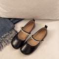 french chic flats: women's  autumn new arrivals - mary janes, flat, soft style, solid color