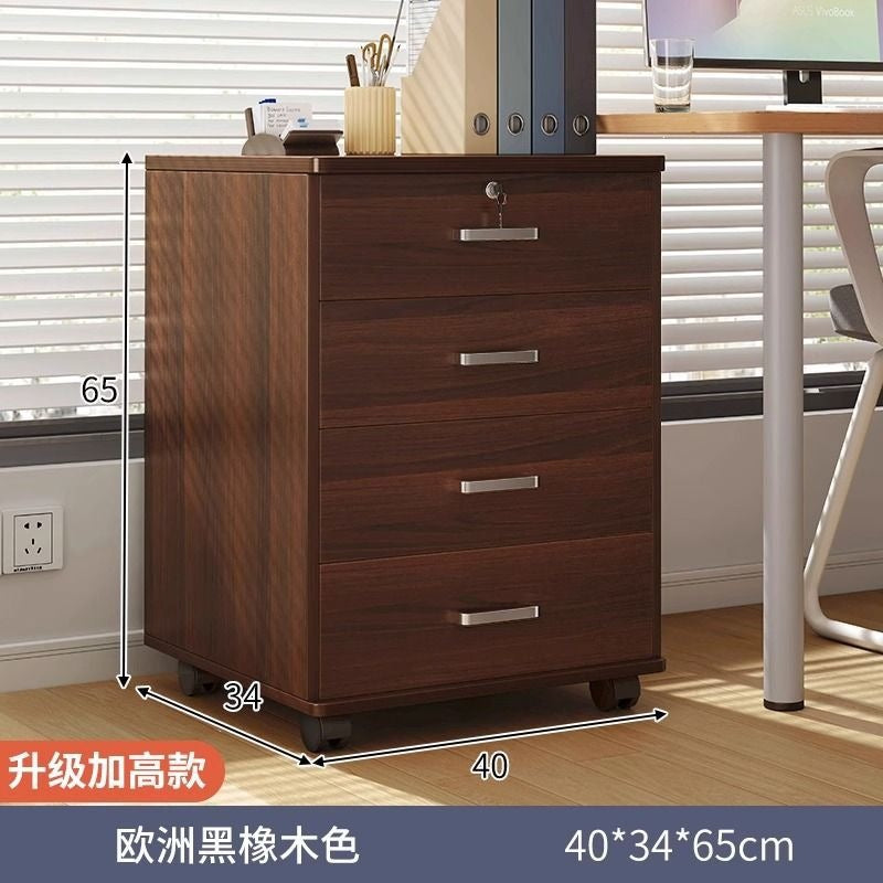 File cabinet table storage rack wooden side cabinet with lock storage cabinet storage cabinet office desk storage cabinet information cabinet