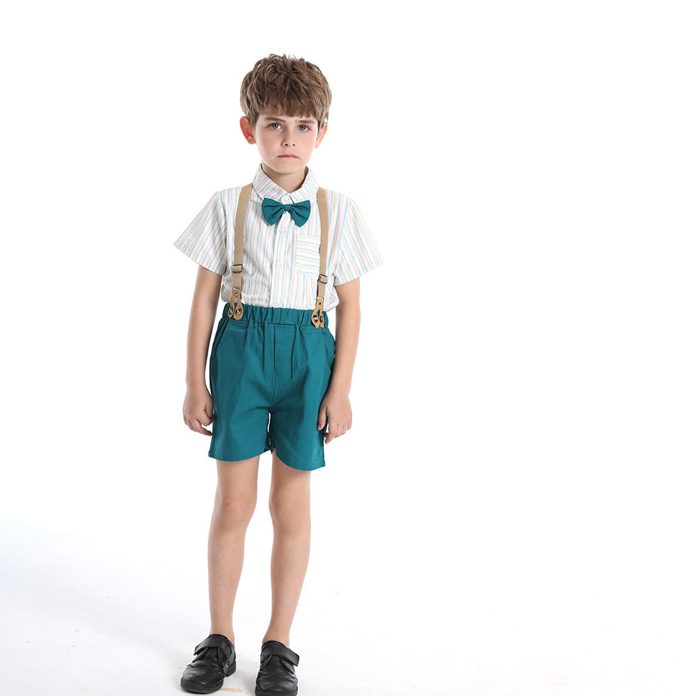 Boys' summer outfit: trendy, stylish, and fashionable new arrivals for young boys. casual short-sleeve sets for kids, chic summer clothing for children