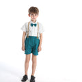 Boys' summer outfit: trendy, stylish, and fashionable new arrivals for young boys. casual short-sleeve sets for kids, chic summer clothing for children