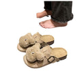 2025 new cute cartoon soft sole versatile closed-toe slippers women's fairy style outdoor wear cloud-like comfort sandals wholesale