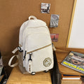 2025 new arrival: factory direct, high-capacity, durable, water-resistant fabric backpack - minimalist, trendy, and cool for middle school students