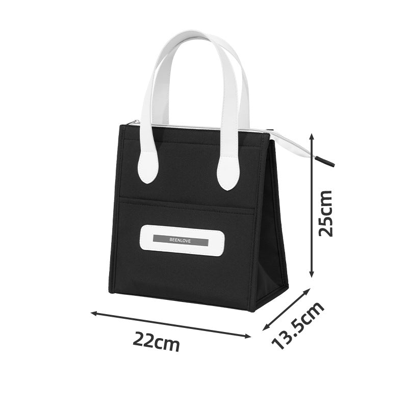 Beilian's new portable portable lunch box bag brings rice to work, lunch bento bag goes to school, travel, thermal insulation bag wholesale