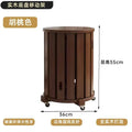 Coffee table stool solid wood dining table stool dining chair sofa for home living room small stool stackable foldable stool four-in-one stool