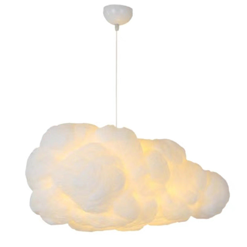 Chandelier bedroom creative personalized clothing store shopping mall hotel engineering restaurant cotton lamp Nordic cloud lighting led