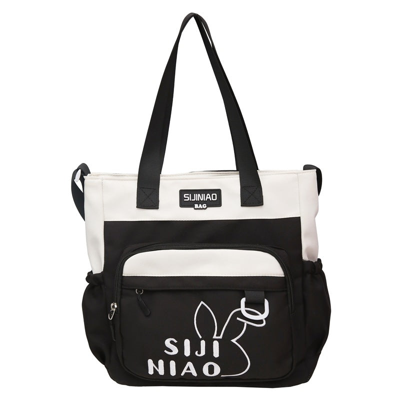 School bag for female junior high school students, large-capacity high-value backpack, new third to ninth grade lightweight primary school backpack
