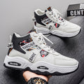 2026 new spring men's chunky sneakers - athletic, casual, trendy, breathable, bestselling, height-boosting platform shoes