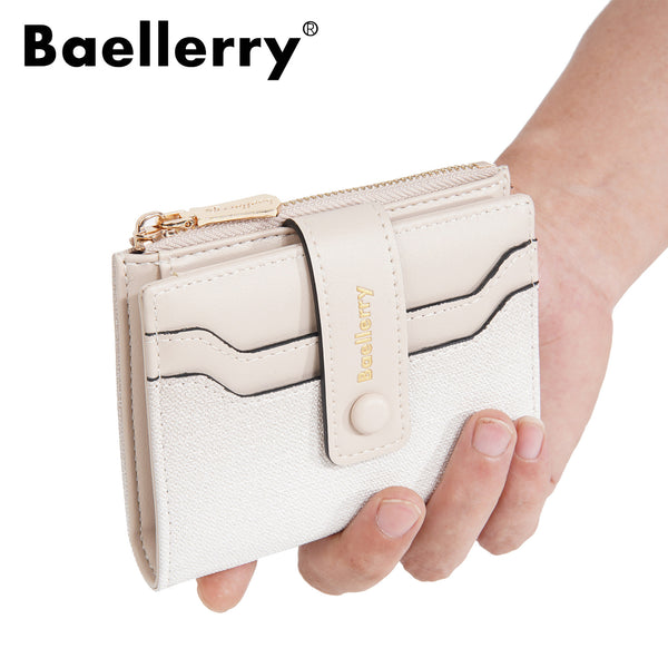New women's wallet short baellerry fashionable multi-card high-end wallet large-capacity change bag female
