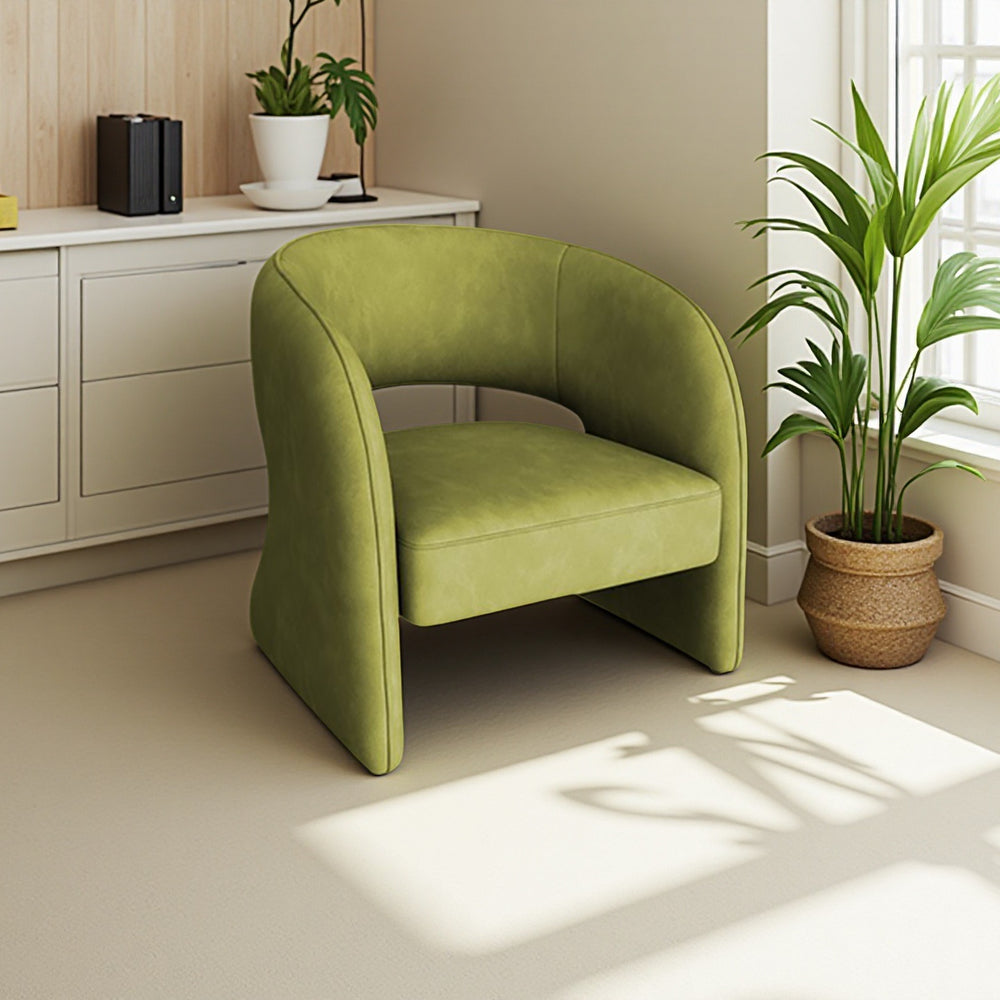 Hotel restaurant living room reception negotiation table and chair set - creative modern minimalist designer casual single sofa chair
