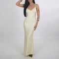 women's summer new arrivals: european and american cross-border fashion - sexy solid color lace bodycon dress
