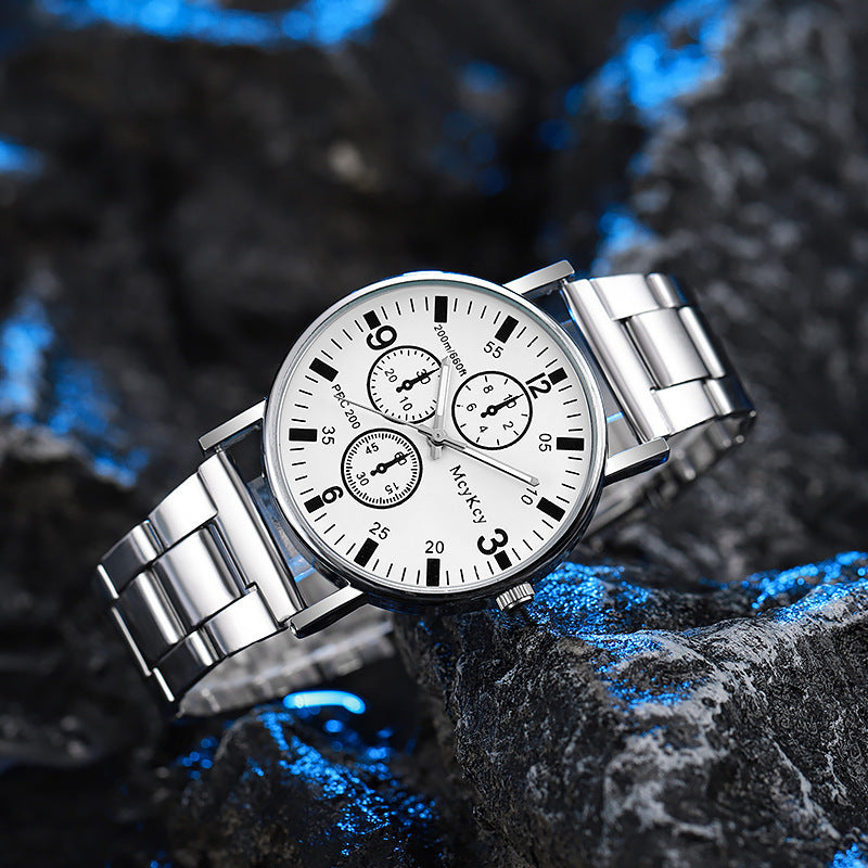 Mcykcy factory direct men's watches - wholesale gift watches - minimalist steel band quartz men's watch