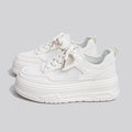 Best sellingeasiest for matchplatform shoeswhite shoes women's spring summerniche stylethick sole sneakers2026new arrivalheight increasingcasualsneakers