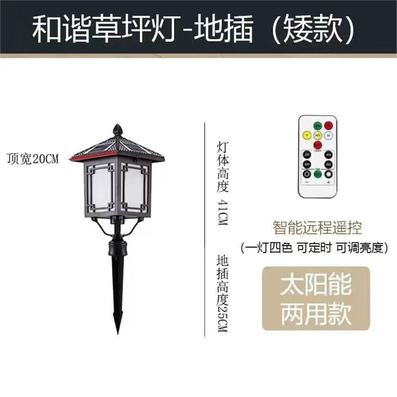 Solar powered lawn lights - outdoor patio lights - waterproof pathway ground lights - stake lights for lawns, villas, gardens, and landscaping