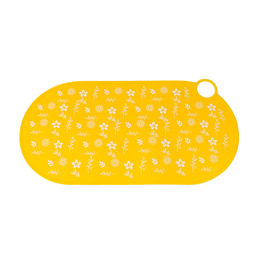 Kidsnon-slip silicone insulation placemat dining table oven mittswaterproof oil-proof casual coaster round kindergarten dinner plate mat