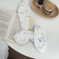 Printed eye mask, rabbit ears, lace, pastoral style eye mask, travel lunch break, sleep shading, eye fatigue relief handy gadget