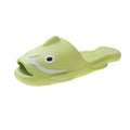 2024 summer new cartoon catfish platform casual slippers women's ins popular couple's one-strap beach fish slippers