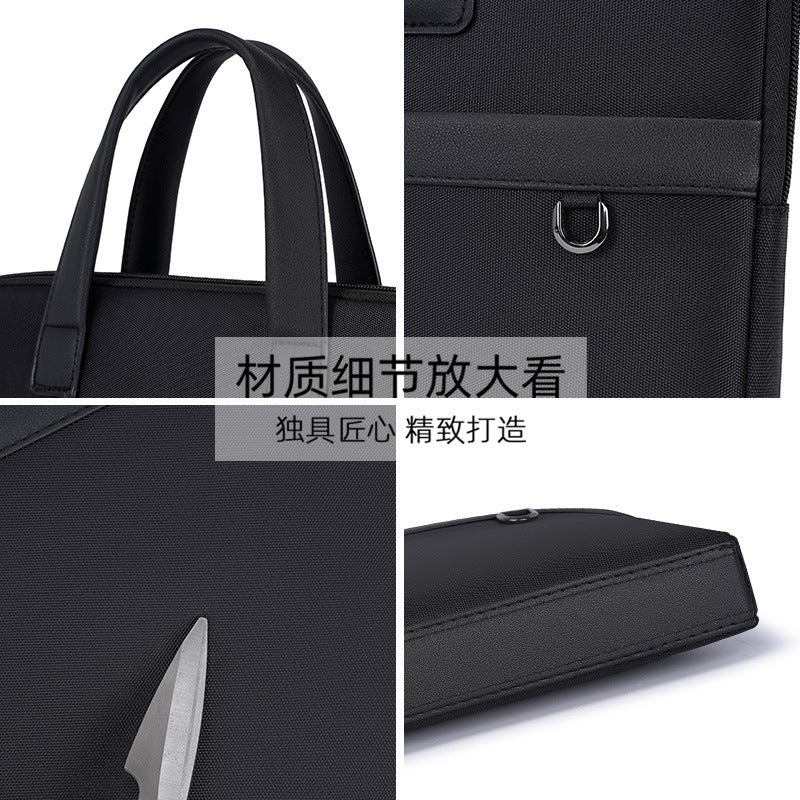 2025 new laptop bag - stylish minimalist tote, large capacity business handbag, office document bag - customizable