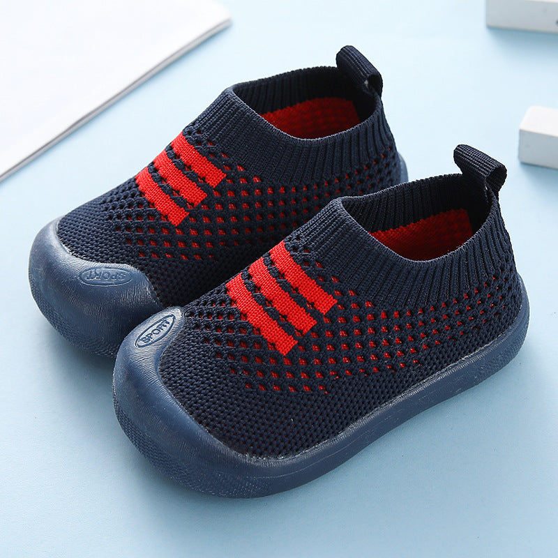 Baby sandals women's summer toddler shoes 0-1-2 years old infant soft sole mesh shoes for babies and toddlers, wholesale available