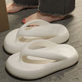 Eva thick-soled flip-flops: trendy, soft, height-boosting, summer-ready, indoor/outdoor, non-slip wholesale slippers