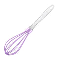 Factory direct 10inch transparent silicone whisk - manual egg beater, cream mixer, egg whisk tool