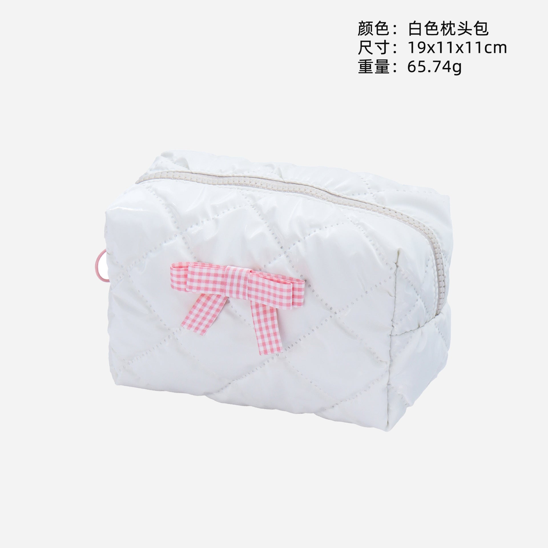 Small fresh cosmetic bag, portable and high-value women's bag, small in the bag, waterproof storage bag, change bag, earphone bag.
