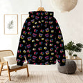 Kids' hoodie jacket, cross-border hot seller: cute cartoon print fashion zip-up hoodie for girls, dropshipping available