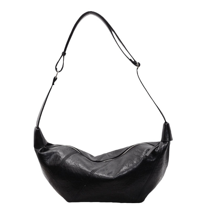 Shoulder 2025 Versatile Messenger Bag Korean Edition Trend Sense Bag Niche ins Dumplings Winter Fashion Folded Bag