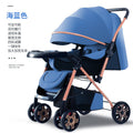 Two-way high-view baby stroller, sit and lie down, foldable baby lightweight stroller, baby stroller